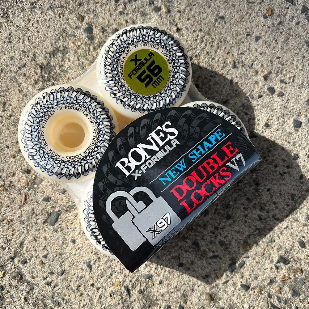 56mm X-FORMULA DOUBLE LOCKS V7 97A SKATEBOARD WHEELS