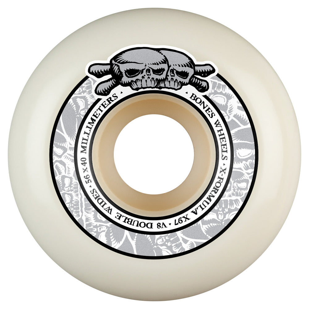 56mm X-FORMULA V8 DOUBLE WIDES 97A SKATEBOARD WHEELS