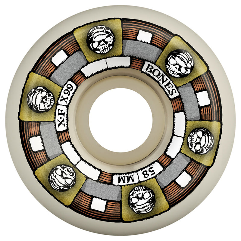 58mm X-FORMULA TIMELESS MACHINE V5 SIDECUT 99A WHEELS