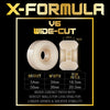 54mm X-FORMULA SERVOLD MERMAID V6 WIDE-CUT 99A SKATEBOARD WHEELS