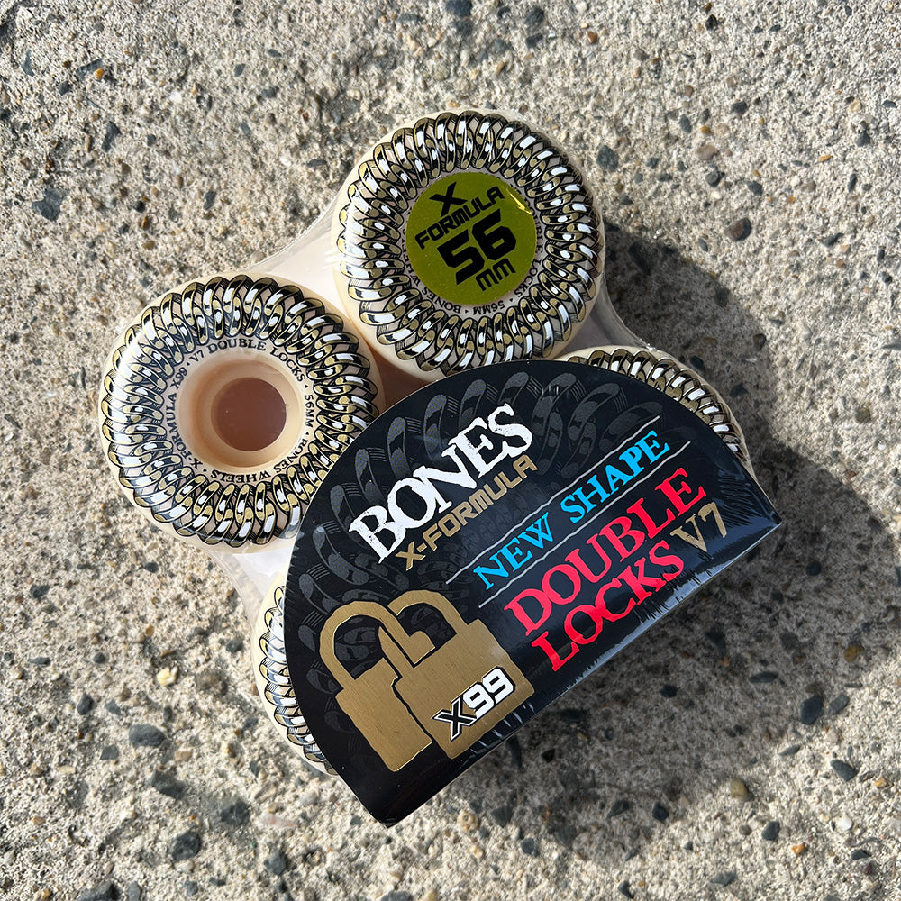 56mm X-FORMULA DOUBLE LOCKS V7 99A SKATEBOARD WHEELS