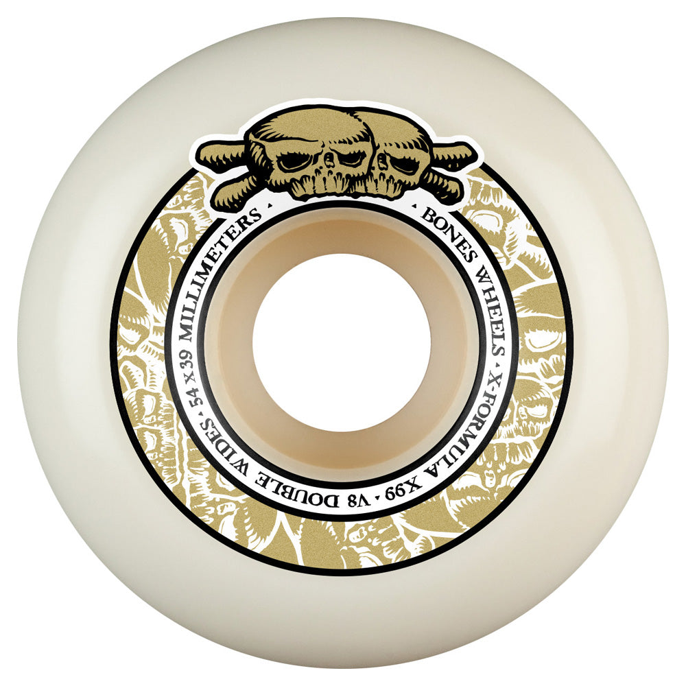 54mm X-FORMULA V8 DOUBLE WIDES 99A SKATEBOARD WHEELS