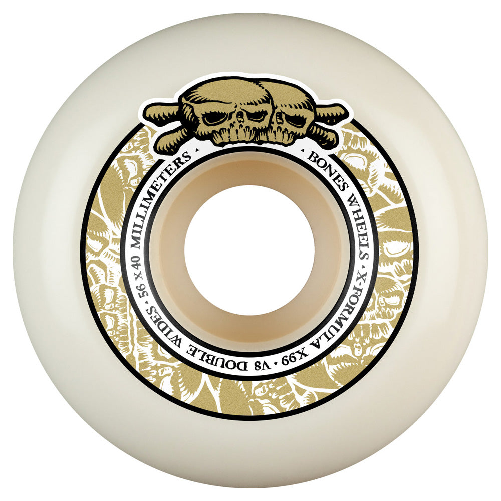 56mm X-FORMULA V8 DOUBLE WIDES 99A SKATEBOARD WHEELS
