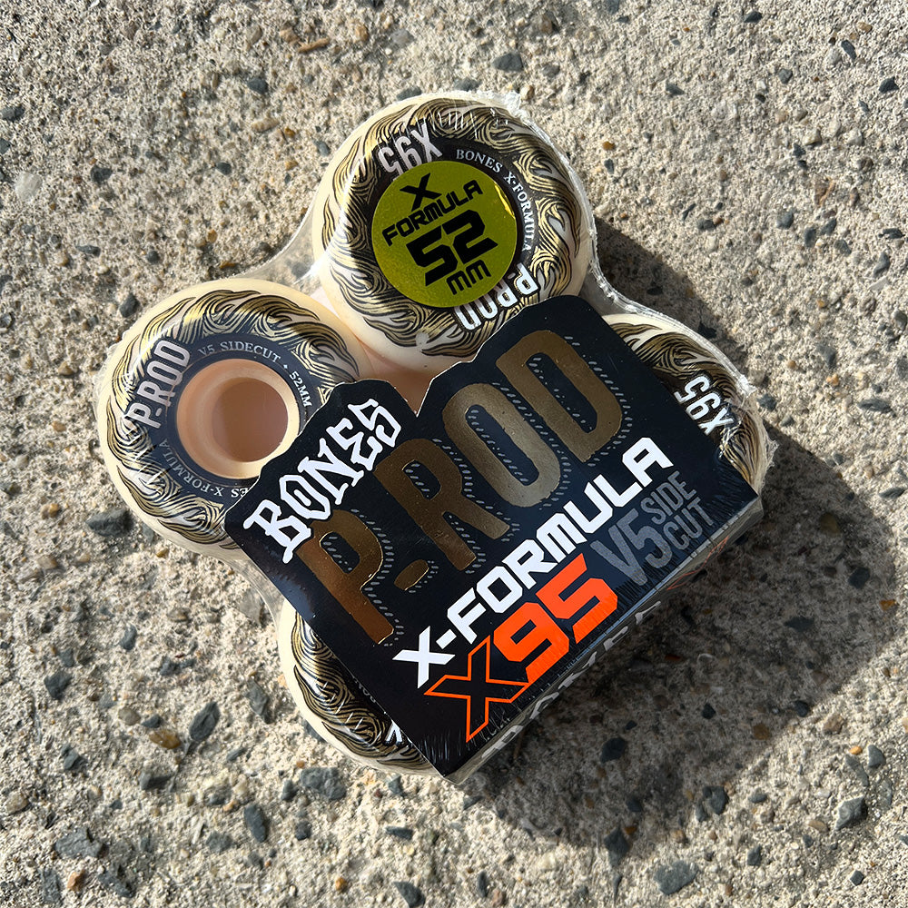 52mm X-FORMULA P-ROD V5 SIDECUT 95A PRO WHEELS