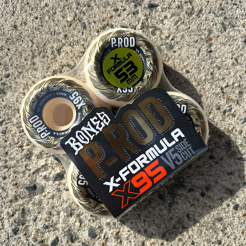 53mm X-FORMULA P-ROD V5 SIDECUT 95A PRO WHEELS