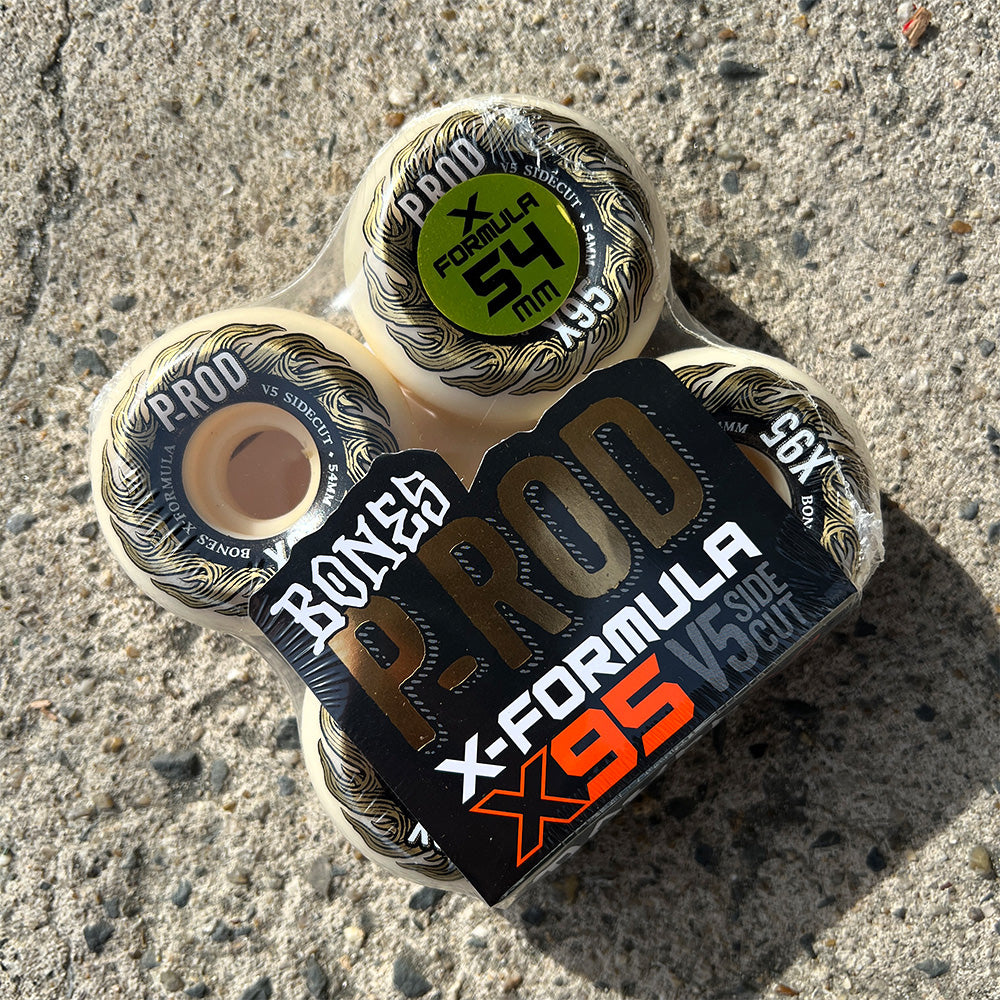 54mm X-FORMULA P-ROD V5 SIDECUT 95A PRO WHEELS