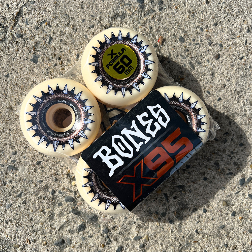 60mm X-FORMULA STREET CLEATS V5 SIDECUT 95A WHEELS