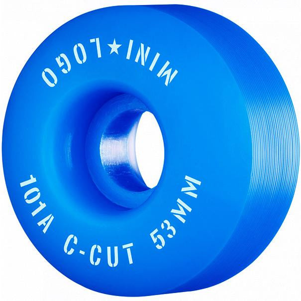 53mm C-CUT "2" 101A BLUE SKATEBOARD WHEELS