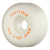 53mm A-CUT "2" 101A WHITE SKATEBOARD WHEELS