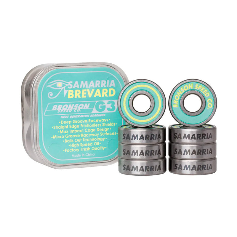 SAMARRIA BREVARD G3 BRONSON SKATEBOARD BEARINGS