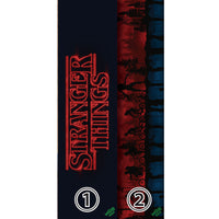 9.0in x 33.0in STRANGER THINGS TITLE/SILHOUETTES SHEET