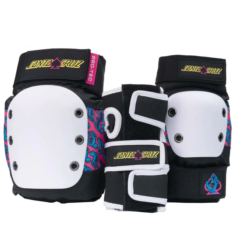 STREET GEAR 3-PACK PAD SET SANTA CRUZ SIGNATURE EDITION YOUTH