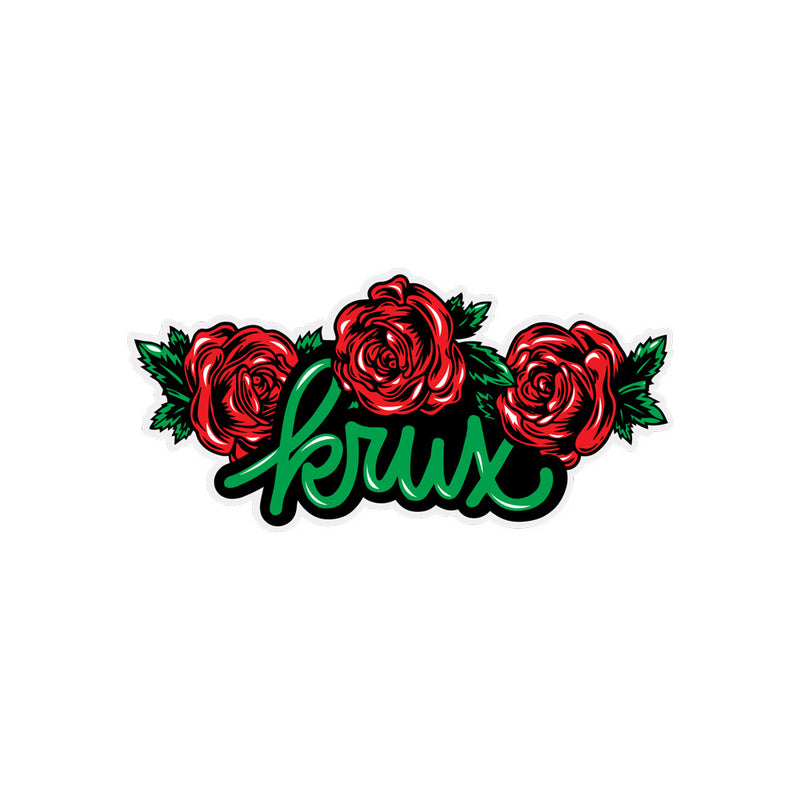 4in x 1.8in ROSES STICKER