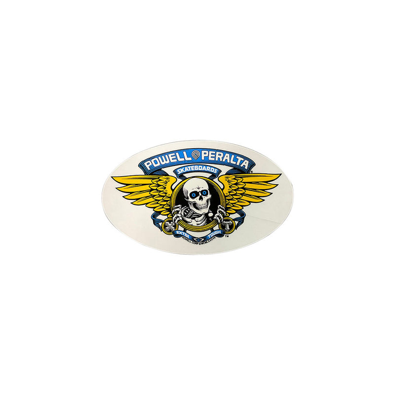 6.5inch WINGED RIPPER DIE-CUT STICKER BLUE