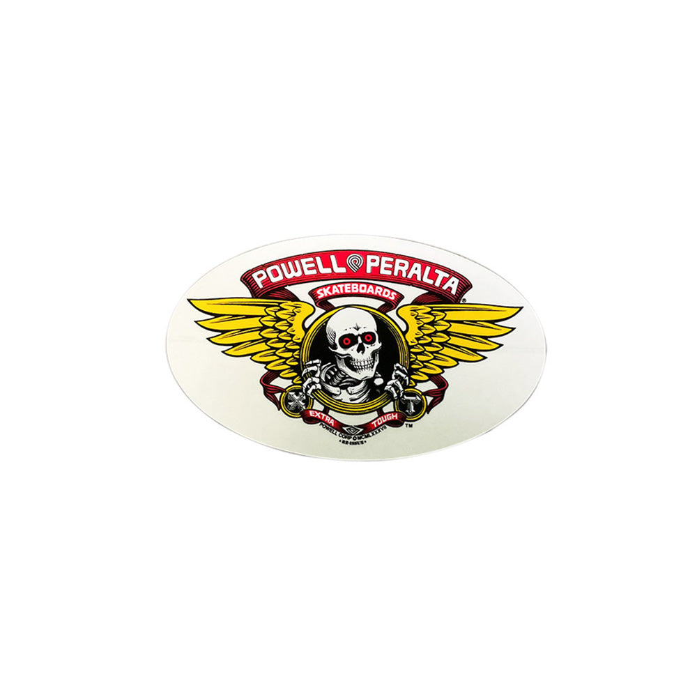 6.5inch WINGED RIPPER DIE-CUT STICKER RED