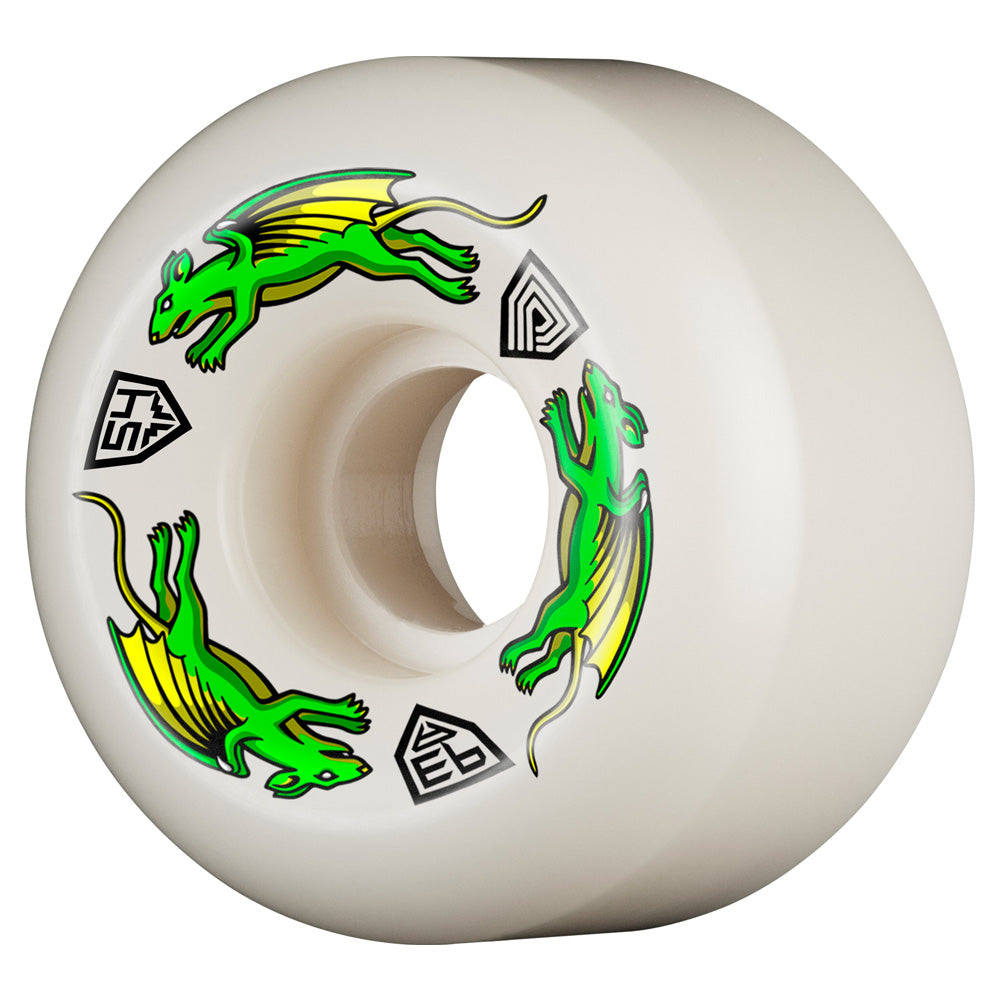 54mm x 34mm V6 NANO RATS DRAGON FORMULA WHITE 93A WHEEL