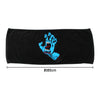 SCREAMING HAND FACE TOWEL BLACK