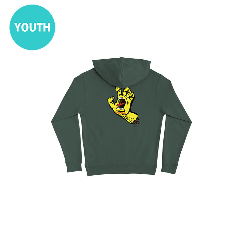 SCREAMING HAND PULLOVER HOODED SWEATSHIRT YOUTH