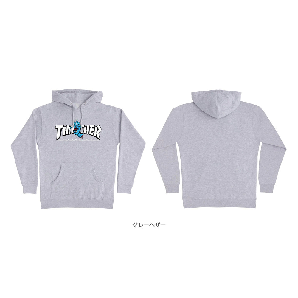 THRASHER SCREAMING LOGO P/O HOODED SWEATSHIRT