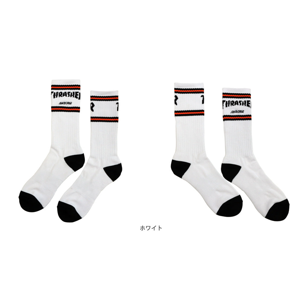 THRASHER SC STRIP SOCKS