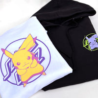 Pokémon PIKACHU DOT P/O HOODED REGULAR SWEATSHIRT WOMENS