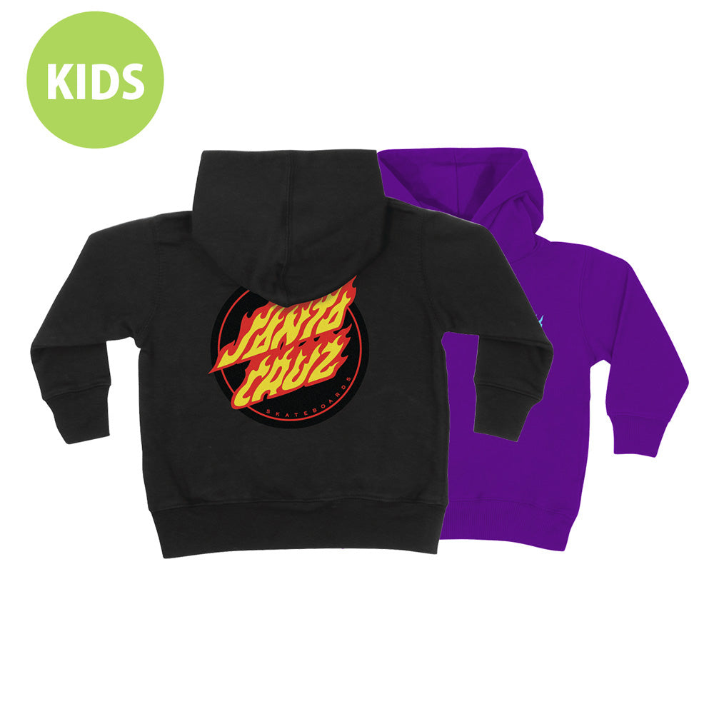 FLAME DOT P/O HOODED SWEATSHIRT KIDS