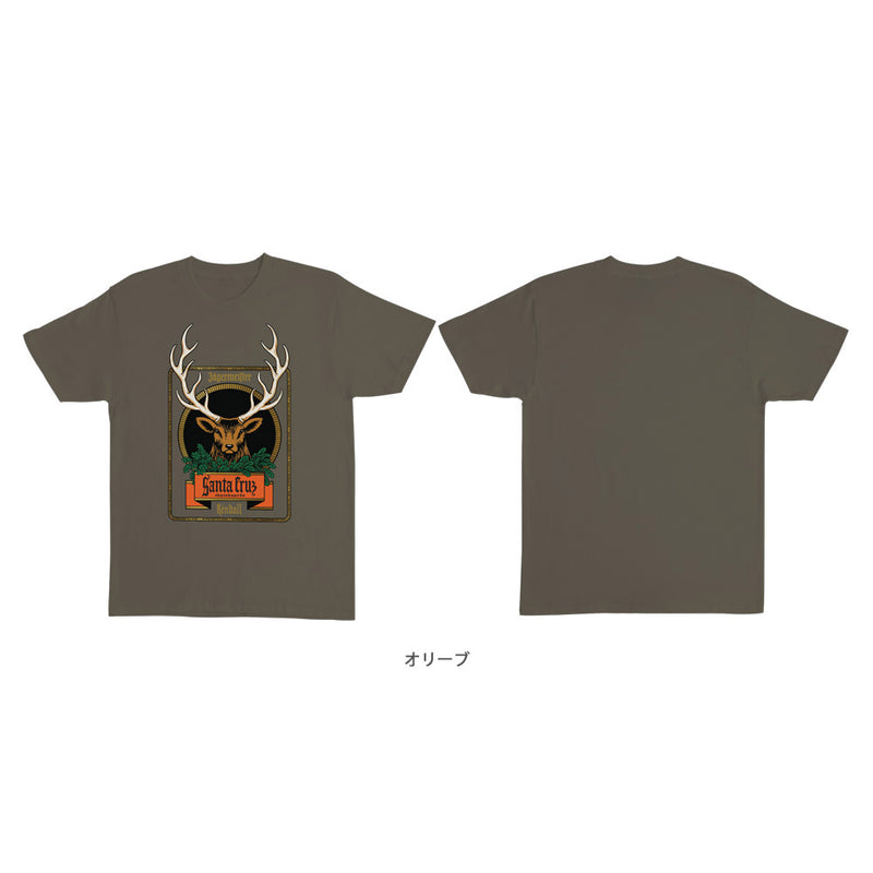 JGERMEISTER KENDALL DEER FRONT S/S REGULAR T-SHIRT