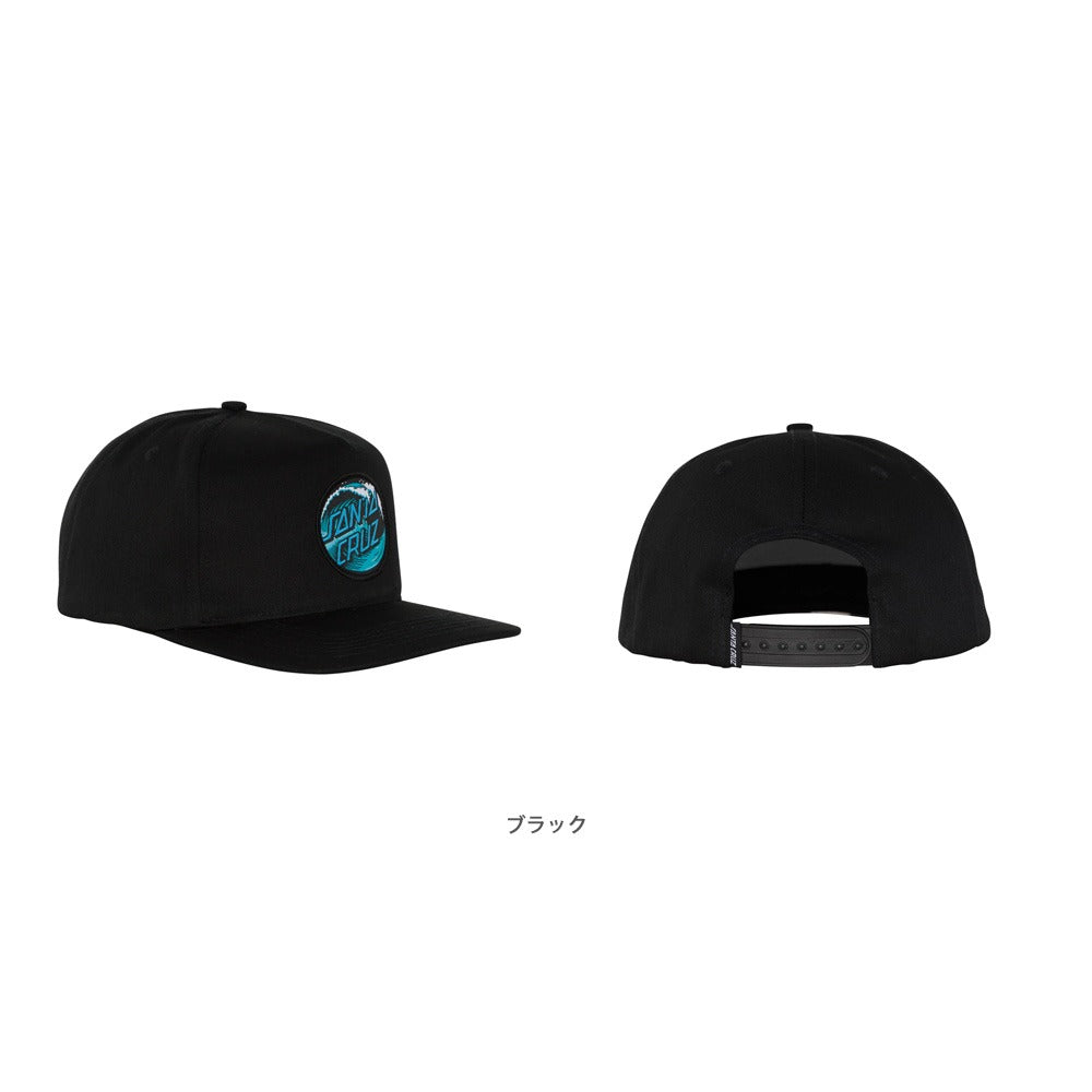 WAVE DOT SNAPBACK HAT