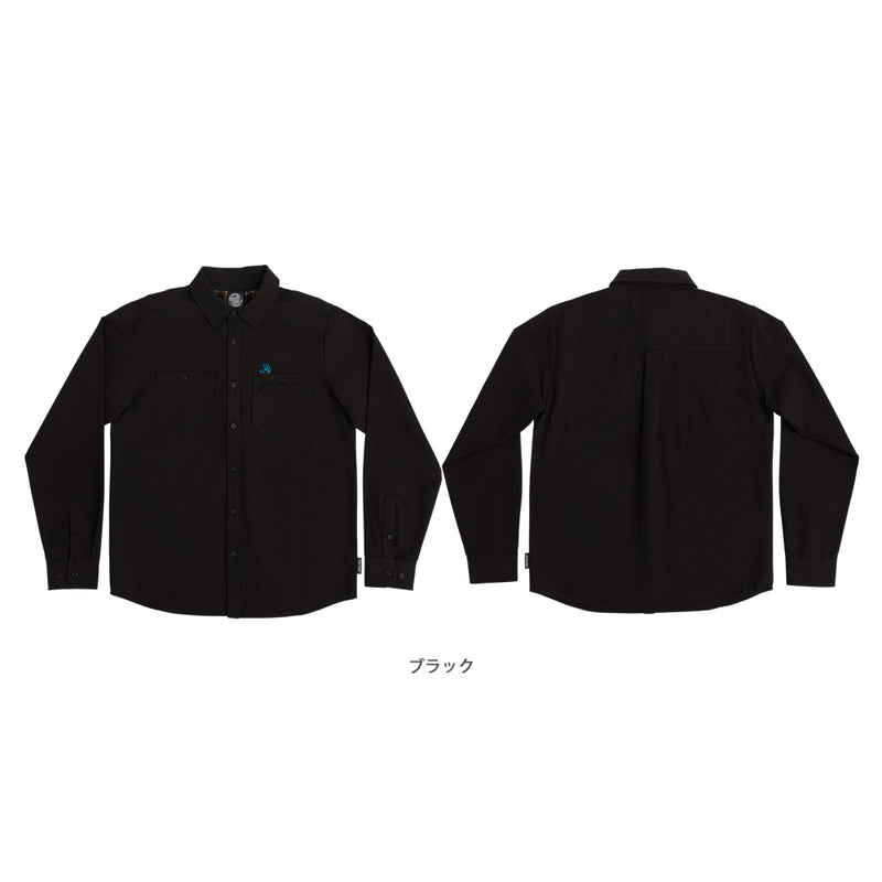 SCREAMING HAND UTILITY L/S BUTTON UP TOP