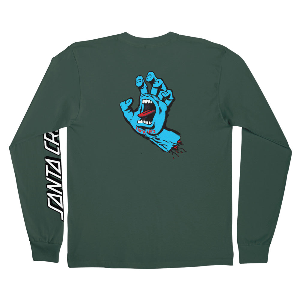 SCREAMING HAND L/S REGULAR T-SHIRT