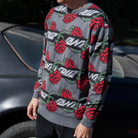 DRESSEN ROSE VINE L/S CREW SWEATER