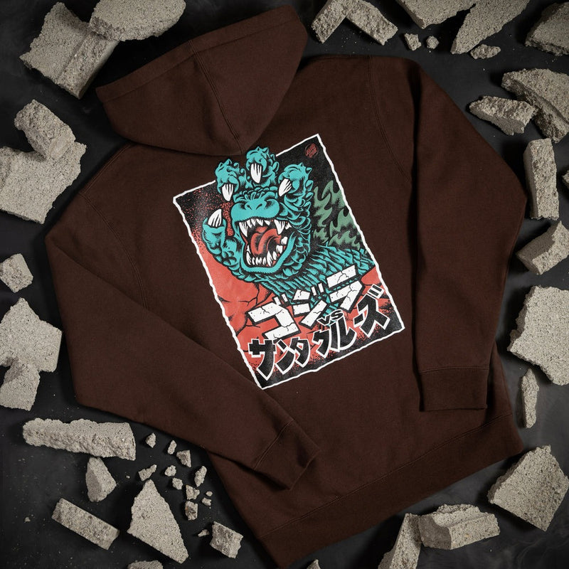 GODZILLA HAND P/O HOODED SWEATSHIRT