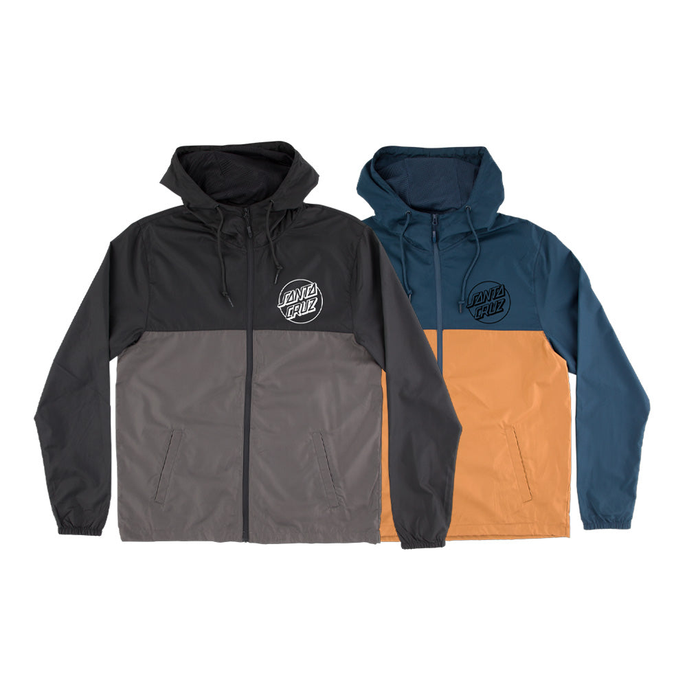 OPUS DOT CHEST L/S HOODED WINDBREAKER JACKET