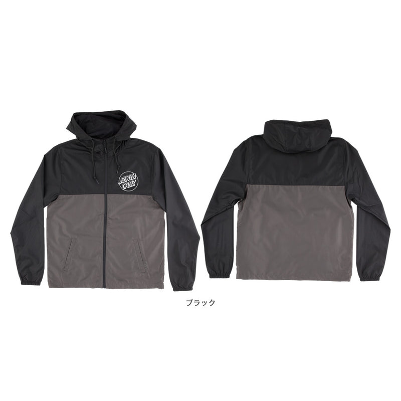 OPUS DOT CHEST L/S HOODED WINDBREAKER JACKET