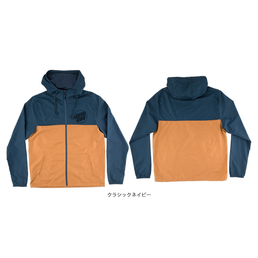 OPUS DOT CHEST L/S HOODED WINDBREAKER JACKET