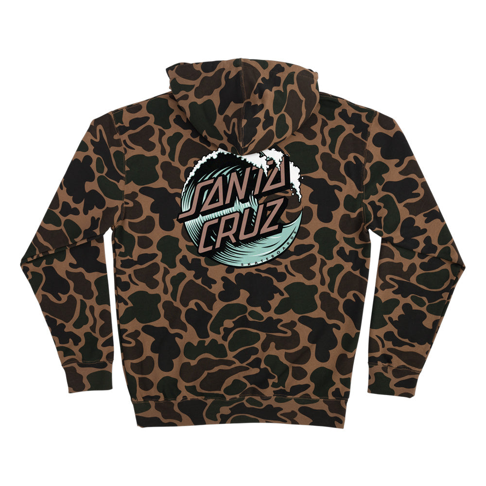 WAVE DOT P/O HOODED SWEATSHIRT