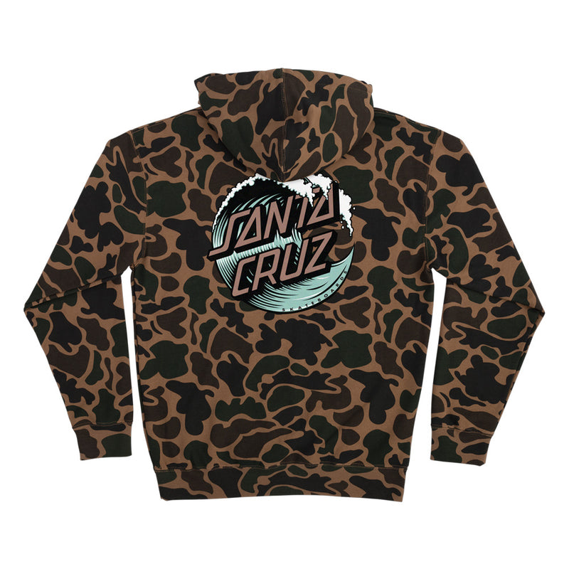 WAVE DOT P/O HOODED SWEATSHIRT