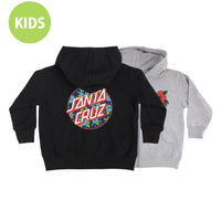 SCREAMING HIBISCUS DOT P/O ZIP HOODED SWEATSHIRT KIDS