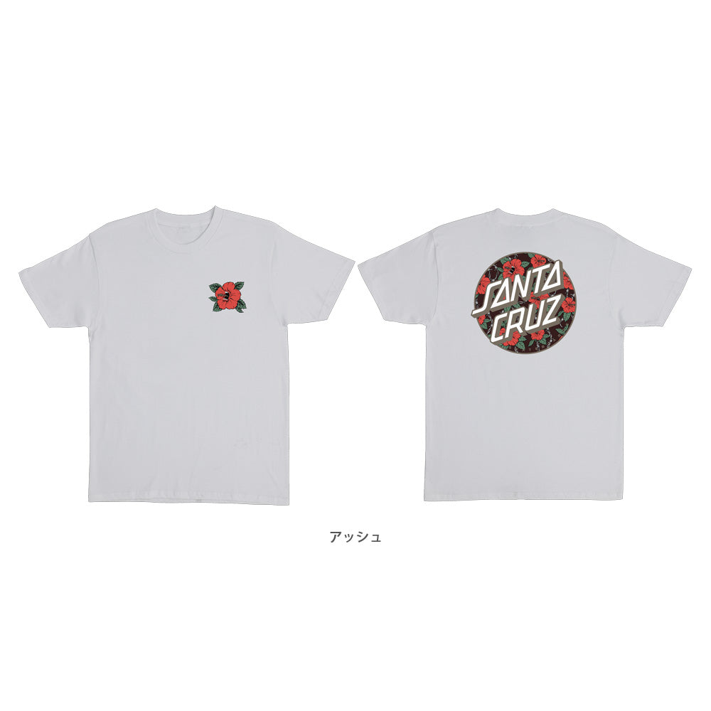 SCREAMING HIBISCUS DOT S/S REGULAR T-SHIRT