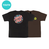SCREAMING HIBISCUS DOT S/S REGULAR T-SHIRT YOUTH