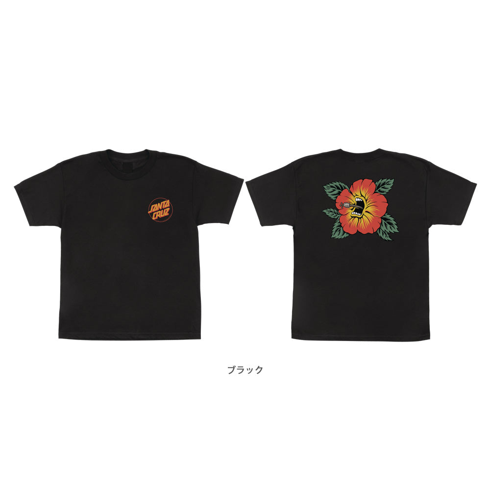 SCREAMING HIBISCUS S/S REGULAR T-SHIRT YOUTH