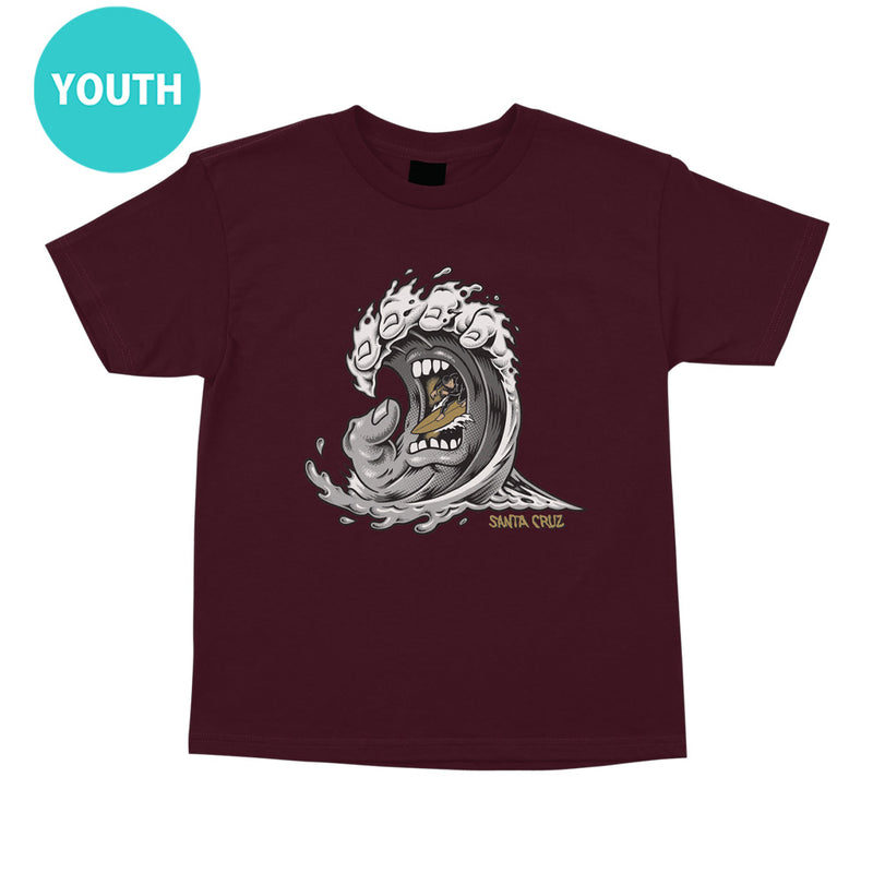 SCREAMING WAVE FRONT S/S REGULAR T-SHIRT YOUTH