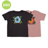 SCREAMING HIBISCUS FRONT S/S T-SHIRT KIDS