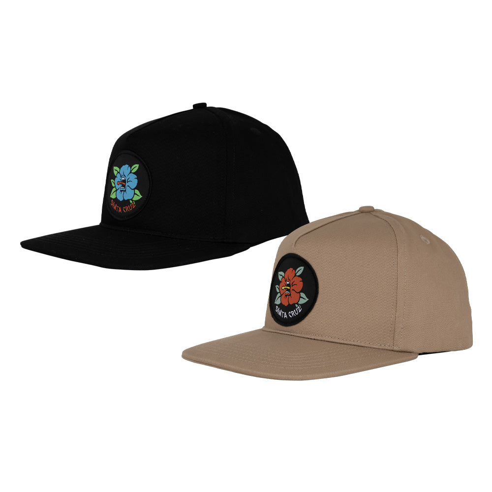 SCREAMING HIBISCUS SNAPBACK HAT