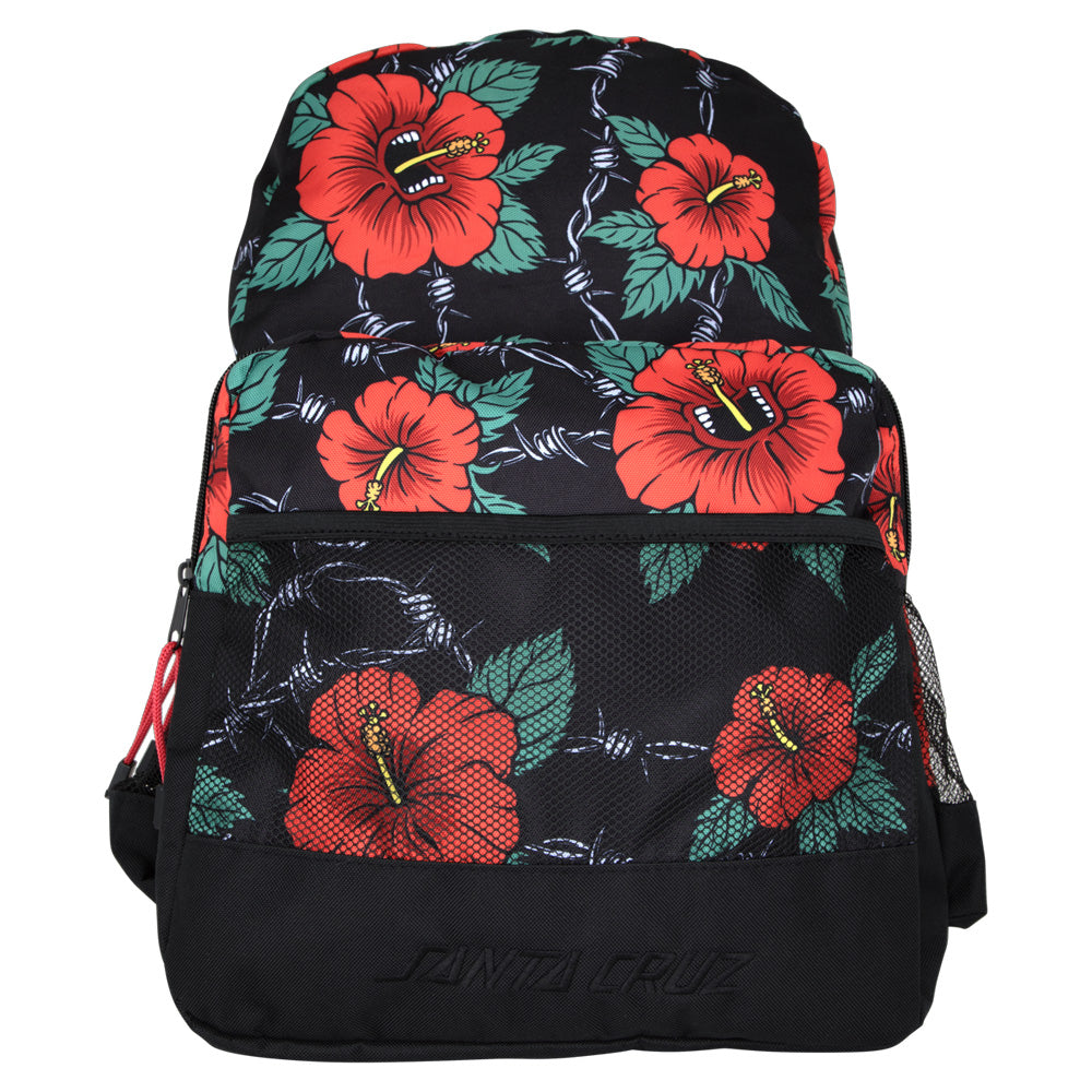 SCREAMING HIBISCUS BEACH BAG