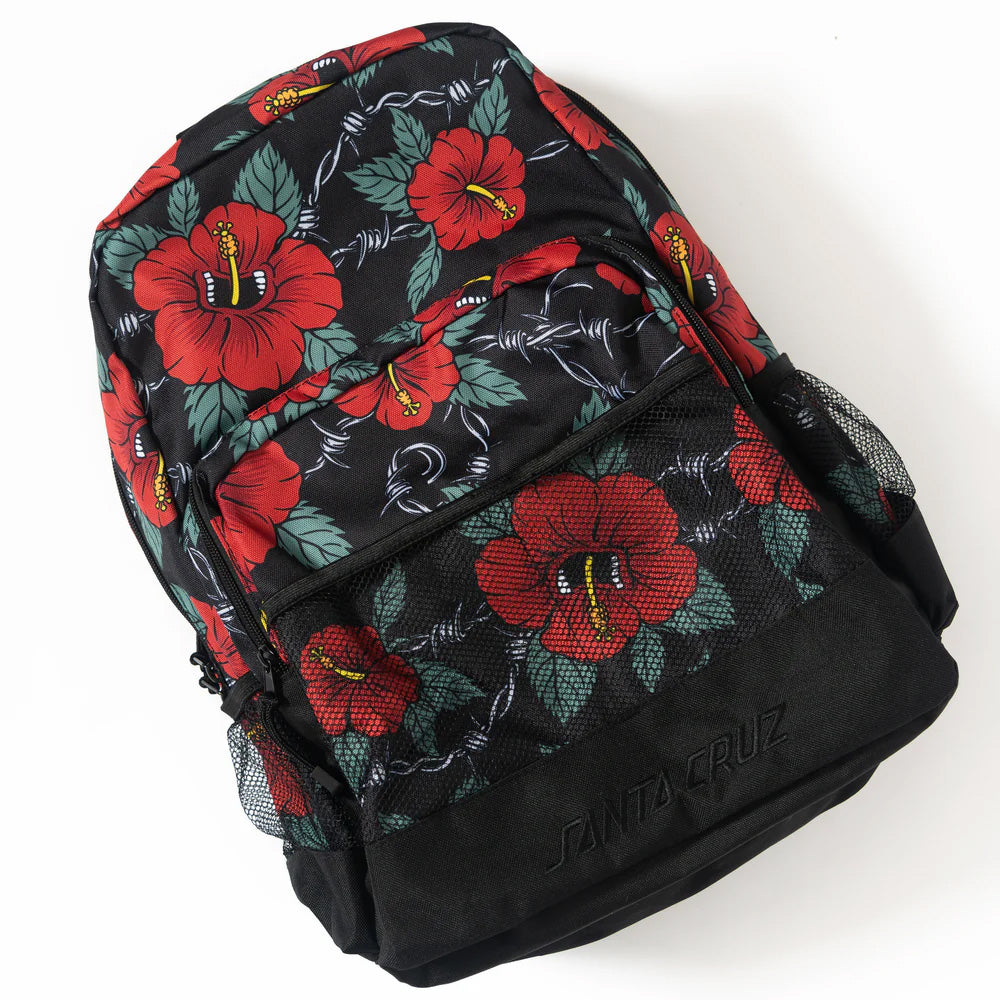 SCREAMING HIBISCUS BEACH BAG