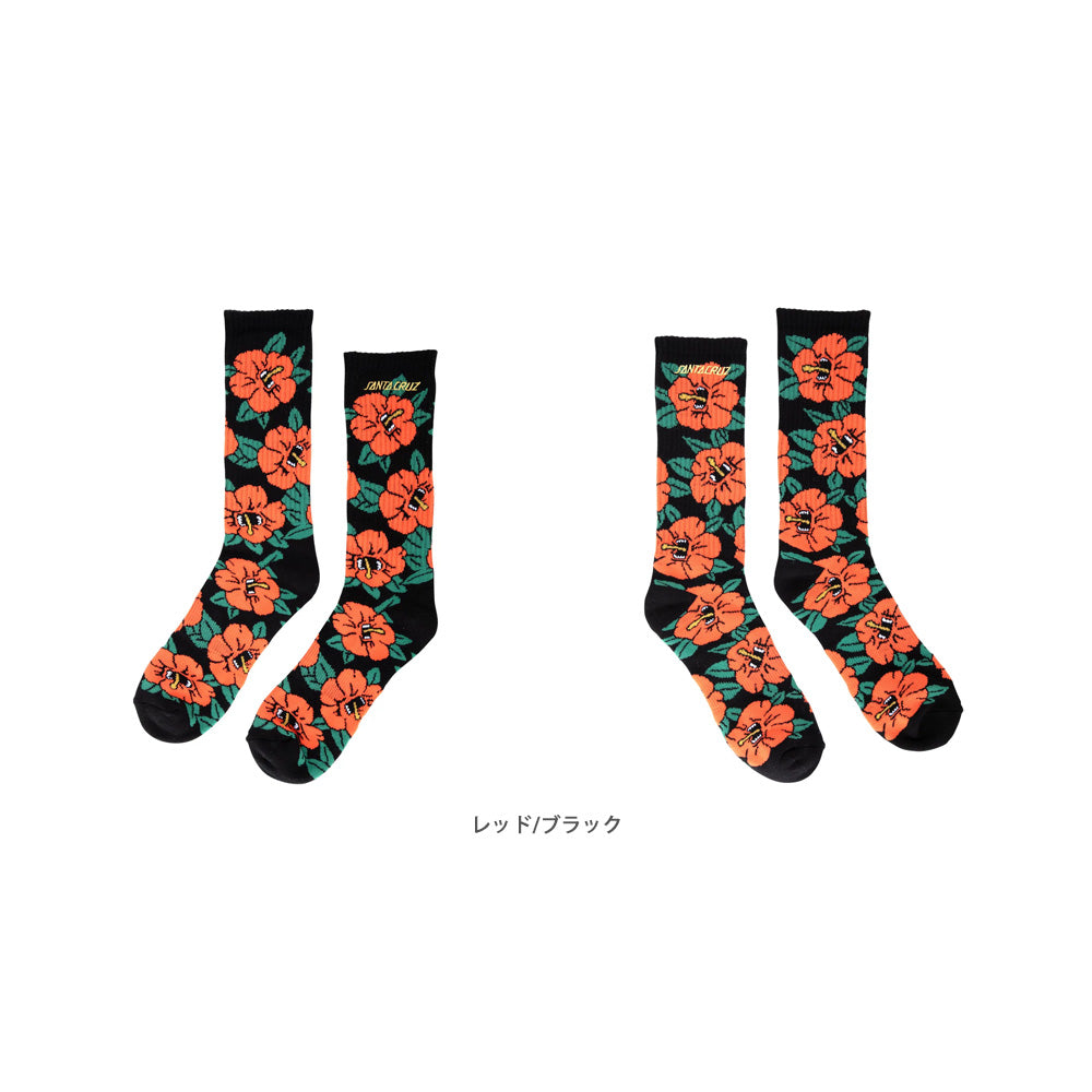 SCREAMING HIBISCUS SOCKS