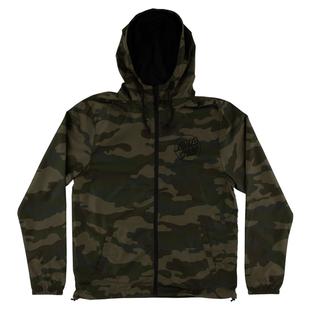 OPUS DOT CHEST L/S HOODED WINDBREAKER JACKET