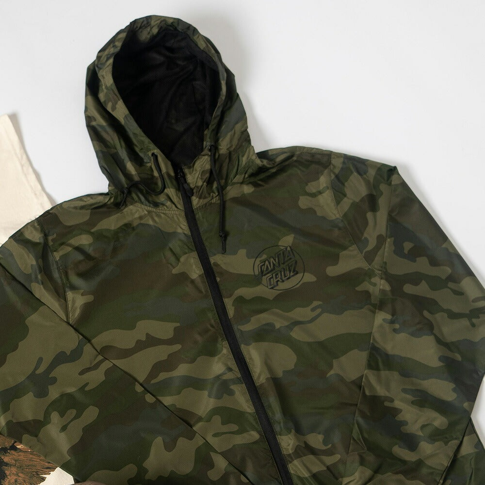 OPUS DOT CHEST L/S HOODED WINDBREAKER JACKET
