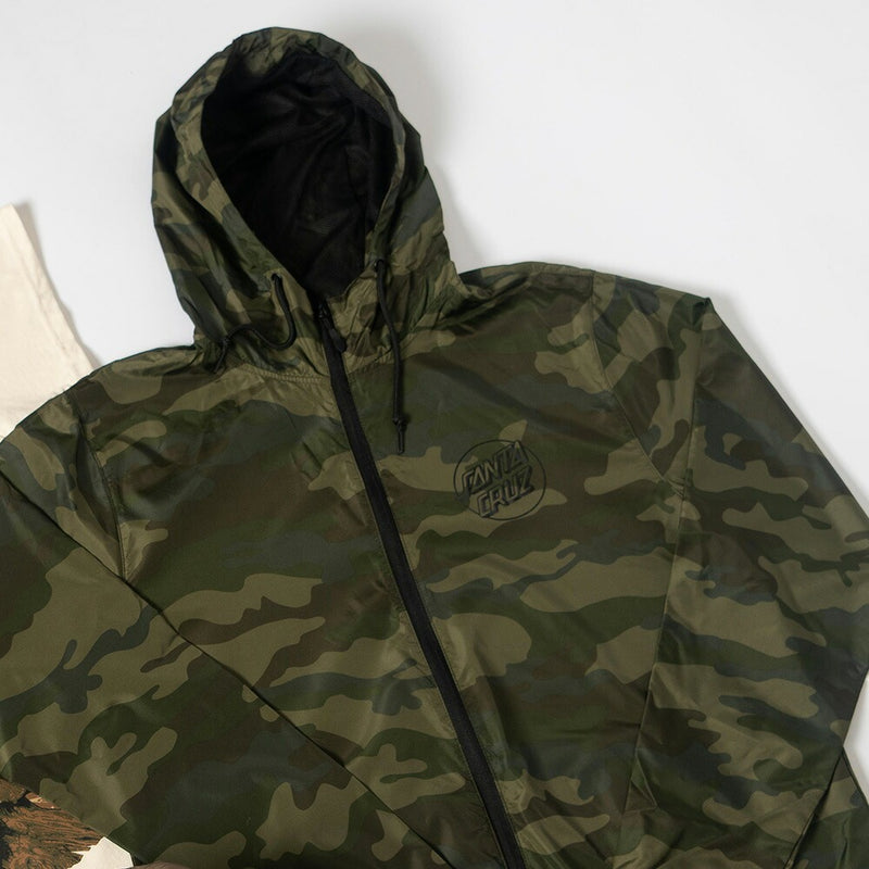 OPUS DOT CHEST L/S HOODED WINDBREAKER JACKET